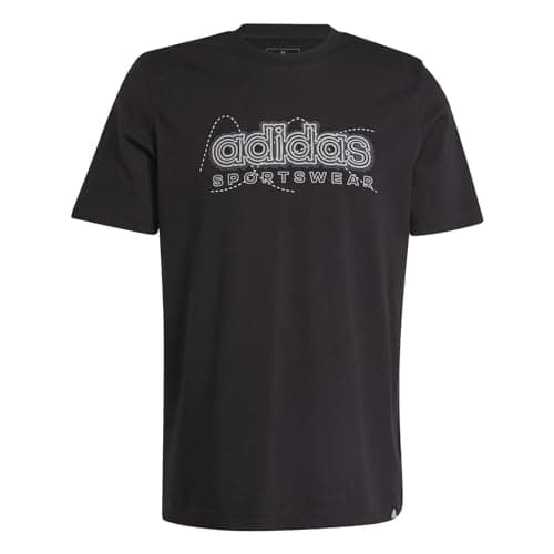 Image of adidas Men Growth Sportswear Graphic T-Shirt, L Black