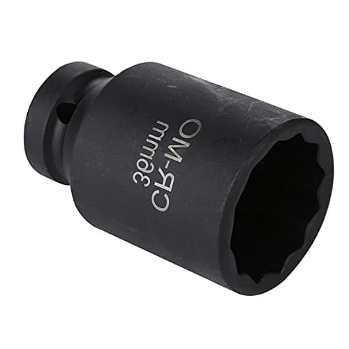 Image of SUNNYNEST 36mm Metric 1/2" Axle Nut Socket, Deep Rear Hub Axle Nut Socket, Drive Spindle Impact for Easy Removal of Axle Shaft Nut, Automotive Tool