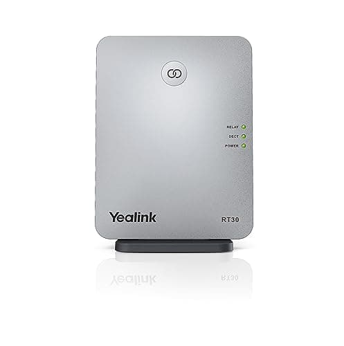Image of Yealink RT30 DECT Repeater, Plug & Play, Range Extender with Elegant Design, HD Voice, LED Display, Up to 6 Repeaters per Base Station, Wall Mountable, W60B/W70B/W52 Base Station Compatible