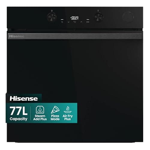 Image of Hisense Hi4 BlackLine 77L BSA66226ADBGUK Built-In Electric Single Oven with Air Fry - Black - A Rated