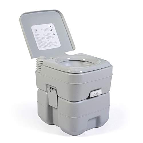 Image of FOXHUNTER BIRCHTREE 20L Portable Toilet Flush Motorhome Caravan Camping Travel Festivals Outdoor Mobile WC Loo Porta Potty 5 Gallon