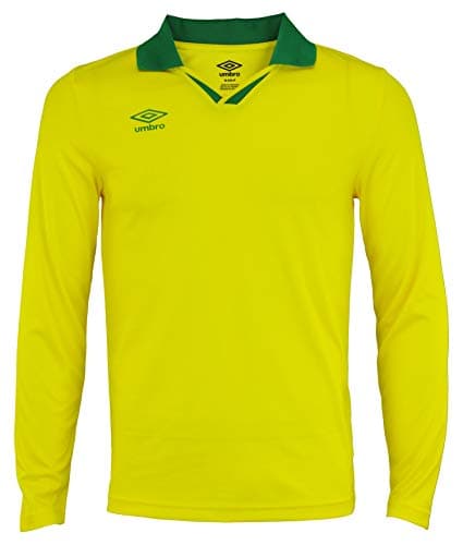 Image of Umbro Mens Johnny Collar Long Sleeve Soccer Jersey