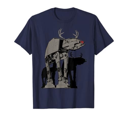 Image of Star Wars Christmas ATAT Reindeer T-Shirt