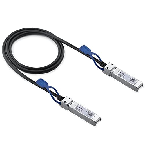 Image of ipolex 25G SFP28 DAC Cable, 25GBASE-CR SFP+ Twinax Cable, 25Gbps SFP28 to SFP28 Direct Attach Copper Passive Cable, for Cisco SFP-H25GB-CU3M, Ubiquiti UACC-DAC-SFP28, Arista etc. 1-m(3.28-ft)