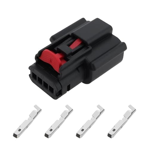 Image of VGOL 1 Set 4-pin Rear Taillight Repair Cable Connector 39015944 13401161 39015943 Compatible with Opel Compatible with Astra K