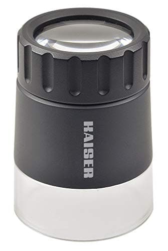 Image of Kaiser Fototechnik 2351 Universal Magnifying Glass 4.5 x 45 mm Viewing Field for Slides, black
