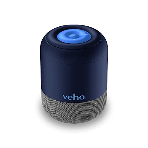 Image of Veho MZ-S Bluetooth Wireless Speaker | Portable | Bluetooth 5.0 | 12 Hours Playtime | Travel Speaker | Electric Blue (VSS-702-MZS-R)