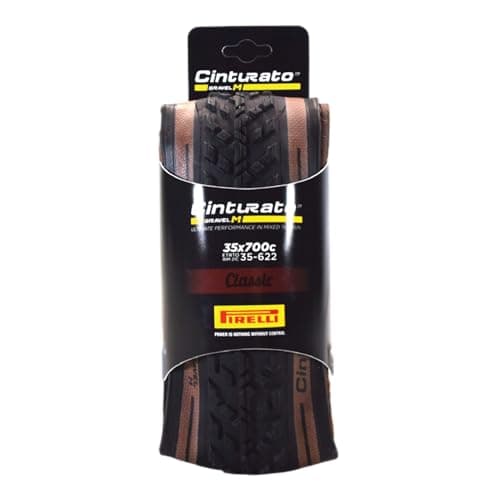 Image of Pirelli Cinturato Gravel M Bike Tyre, Size 35-622, Classic Tan Wall