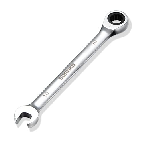 Image of SORAKO Ratchet Spanner 10 mm, Combination Spanner Fixed Head Ratchet Spanner Combination Wrench
