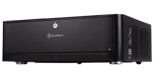 Image of SilverStone SST-GD06B - Grandia HTPC Micro ATX Computer Case, Silent High Airflow Performance, 2x 3.5 Inch Hot Swap Drive Bay, lockable, black