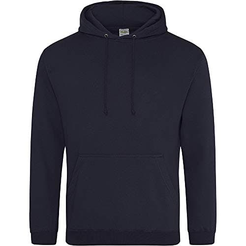 Image of AWDis Boy's Kids Hoodie, Blue (New French Navy), 1-2 Years (Manufacturer Size:XX-Small)