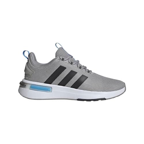 Image of adidas Men's Racer TR23 Sneaker, Solid Grey/Carbon/Blue Burst, 9.5