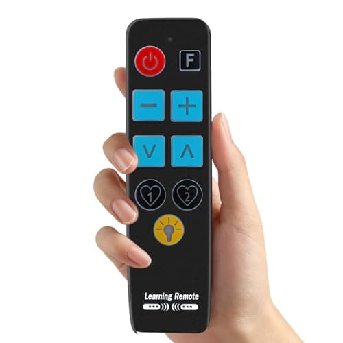 Image of Big Button Universal TV Remote Control for Seniors with Glow-in-Dark Keys, UNOCAR Easy to Use Large Button Remote for Visually Impaired & Dementia Elderly, Works with Samsung/LG/Sony/TCL