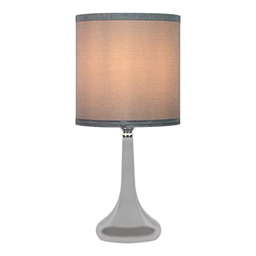 Image of Anika Sarav Lamp with Touch Base / 3 Brightness Settings/Easy to Install Bulb/Chrome or Brass Base/Mains Powered / 39 x 18cm (Chrome)