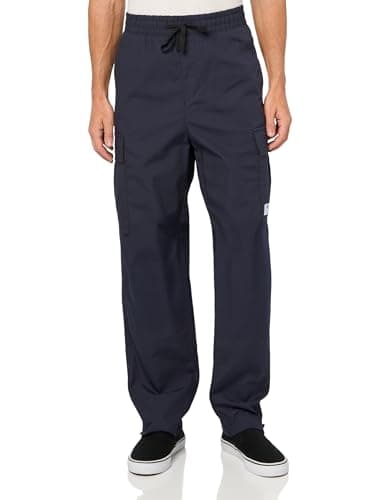 Image of HUGO Men's Relaxed Fit Cotton Twill Joggers, Navy Shadow, Medium