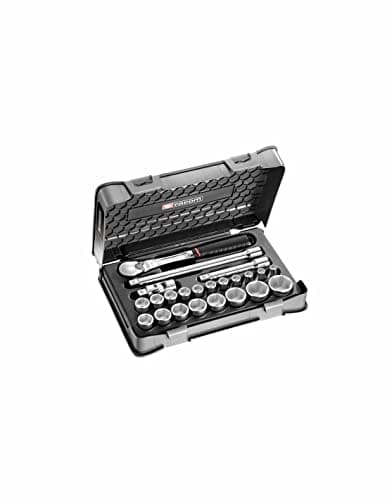 Image of FACOM SL.161-3P6 Series SL.161 1/2" Metric 6-Point Socket Set, 23-Piece