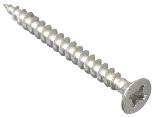 Image of Multi-Purpose Pozi Compatible Screw CSK ST S/Steel 4.0 x 40mm Box 200