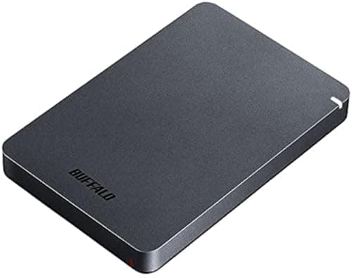 Image of BUFFALO 1TB MiniStation PGF Portable External Hard Drive HDD Shock Resistant, USB 3.0 (3.2 Gen 1x1) for PC, Mac