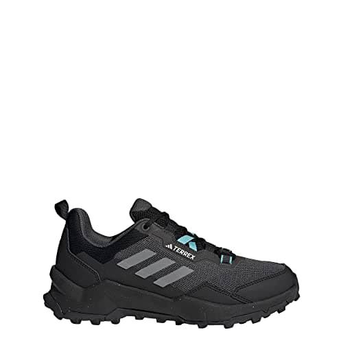 Image of adidas Men's Terrex AX4 Sneaker - Hiking Shoe, Black/Grey/Mint Ton, 7 UK