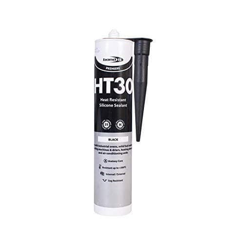 Image of Bond It HT30 Heat Resistant Silicone Sealant, Black, 310ml