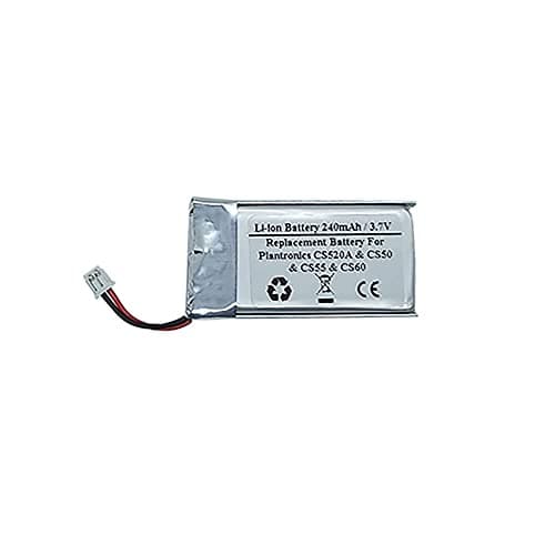 Image of Replacement Battery For Plantronics CS520A, CS50, CS55, CS60, CS65, W720, Savi 720, SupraPlus Wireless 64327-01, 64399-01, 65358-01, Savi Office WO300, WO350, CS351, CS361, Avaya AWH-55, AWH55, AWH65
