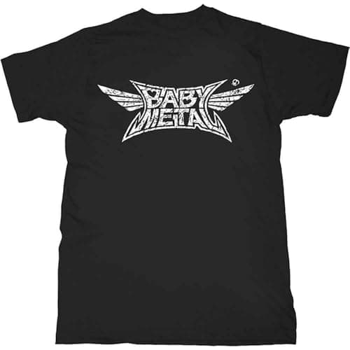 Image of Babymetal Logo Official Tee T-Shirt Mens Unisex (Large) Black