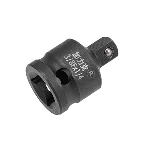 Image of sourcing map 3/8" Drive (Female) x 1/4" (Male) Impact Socket Reducer for Use with Air Impact Drivers, Breaker Bars, Ratchets, CR-MO Steel