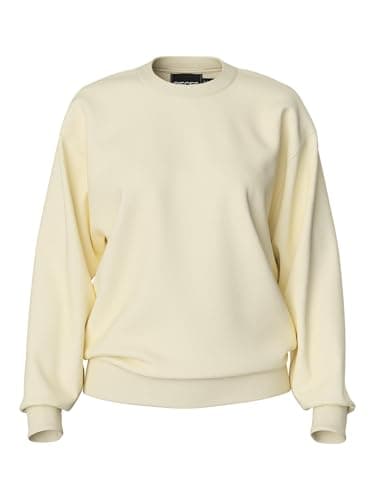 Image of PIECES Female Sweatshirt PCCHILLI Loose Fit, White Pepper, S