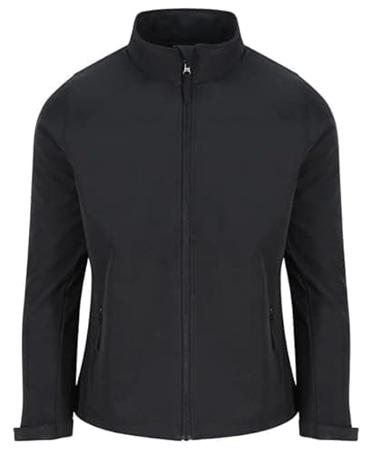 Image of PRORTX RX50F Ladies Pro 2-Layer Softshell Jacket - Black - L