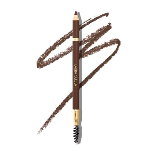 Image of LAURA GELLER NEW YORK Bravo Brows Soft Pencil + Brush, Dark Brown
