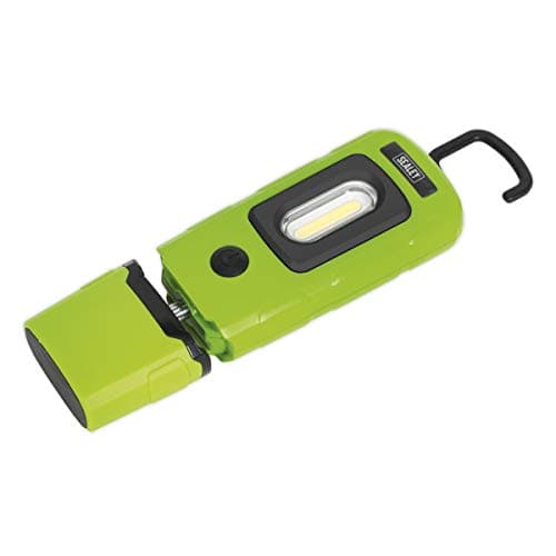 Image of Sealey Led3601G Rechargeable 360? Inspection Lamp 2W Cob + 1W Led Green