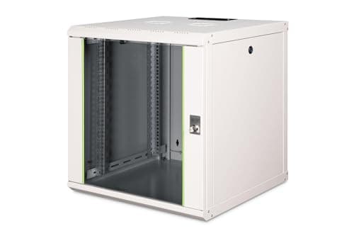 Image of DIGITUS Network cabinet - 19-inch rack - 12U - Wall mounted - 600mm depth - load capacity 100kg - Unique Series - grey
