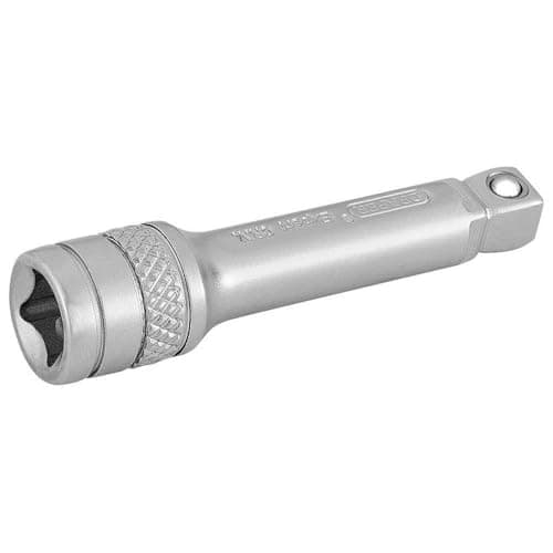 Image of Draper 16720 1/4 Inch Square Drive Polished Wobble Extension Bar, 50mm , Blue