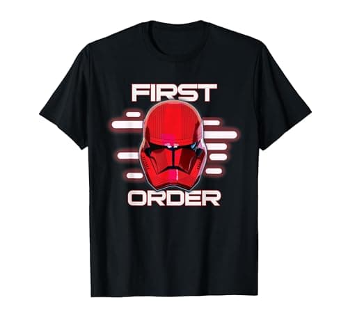 Image of Star Wars Rise of Skywalker First Order Sith Trooper T-Shirt, Men, Black, 3X-Large