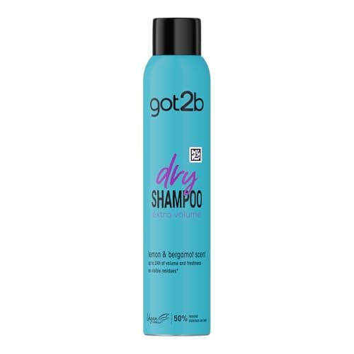 Image of got2b Dry Shampoo Instant Fresh Up Extra Volume 200 ml, Cleans & Instantly Refreshes, for 24h Fragrance, Vegan Formula