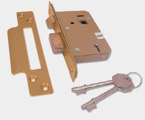 Image of Asec Mortice Sashlock 64mm PB