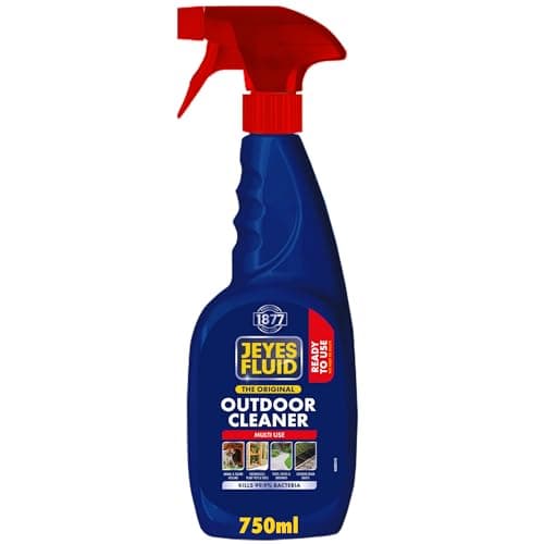 Image of Jeyes Fluid Outdoor Cleaner Spray, 750ml – Ready to Use Disinfectant – Spray Kills 99.9% of Bacteria, Patio Cleaner for Paths, Pet Housing or Greenhouses – Tackles Dirt & Stains (750 ml (Pack of 1))