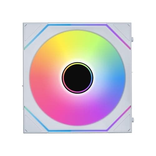 Image of Lian Li UNI SL INF Wireless Addressable RGB PWM Case Fan with Daisy Chain Design, Triple Lighting Zones, 2.4GHz Wireless Control, High Airflow and Static Pressure, 140mm - White