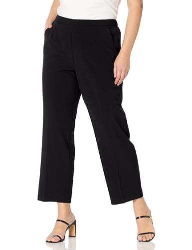 Image of Briggs New York womensPetite All Around Comfort Pant Pants - Black - 14 Petite Short
