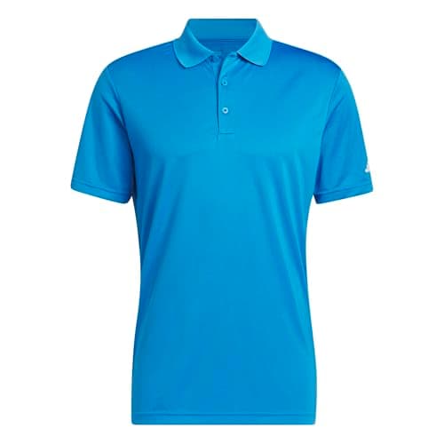 Image of adidas Men's Core Performance Primegreen Polo Shirt, Bright Blue, XL