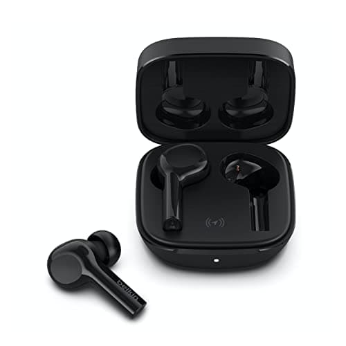 Image of Belkin Wireless Bluetooth Earphones, SOUNDFORM Freedom True Wireless Earbuds with Wireless Charging Case IPX5 Certified Sweat and Water Resistant with Deep Bass for iPhones and Androids - Black