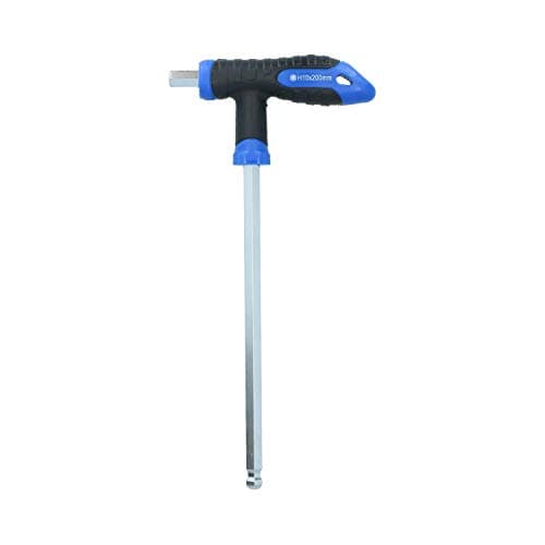Image of H10 T-Handle 10mm Hex Screwdriver Allen Key 200mm Tool Chrome Vanadium Steel