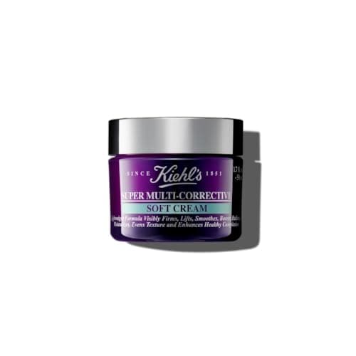Image of Kiehl's Super Multi-Corrective Soft Cream Anti-Ageing Face Moisturiser for Oily, Combination and Sensitive Skin, Visibly Firms, Lifts, Reduces Wrinkles and Boosts Radiance, Lightweight Formula