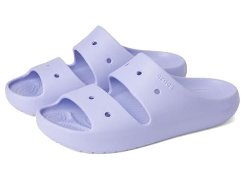 Image of Crocs Unisex Adults Classic Sandal v2, Mystic Purple, 3 UK Men/4 UK Women