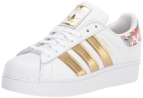 Image of adidas Originals Women's Superstar Sneaker, White/White/White, 7.5 B (M)