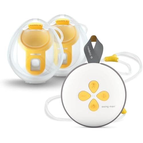 Image of Medela Swing Maxi Hands-Free Electric Double Breast Pump – Simple and Intuitive Design for On-the-Go – Connectable with the Medela Family App