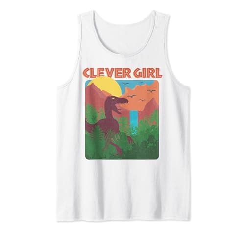 Image of Jurassic Park Clever Girl Poster Tank Top