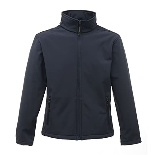 Image of Regatta Men's Classic 3 Layer Softshell Jacket, Blue (Navy), Large (Manufacturer Size:L)