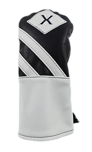 Image of Callaway Golf Vintage Fairway Headcover Head Cover 2017 Vintage Universal Fairway Wood Black/White