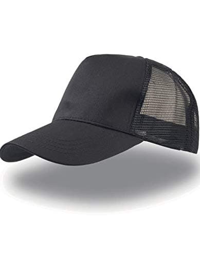 Image of Atlantis Rapper Cotton 5 Panel Trucker Cap - Navy/Navy - OS